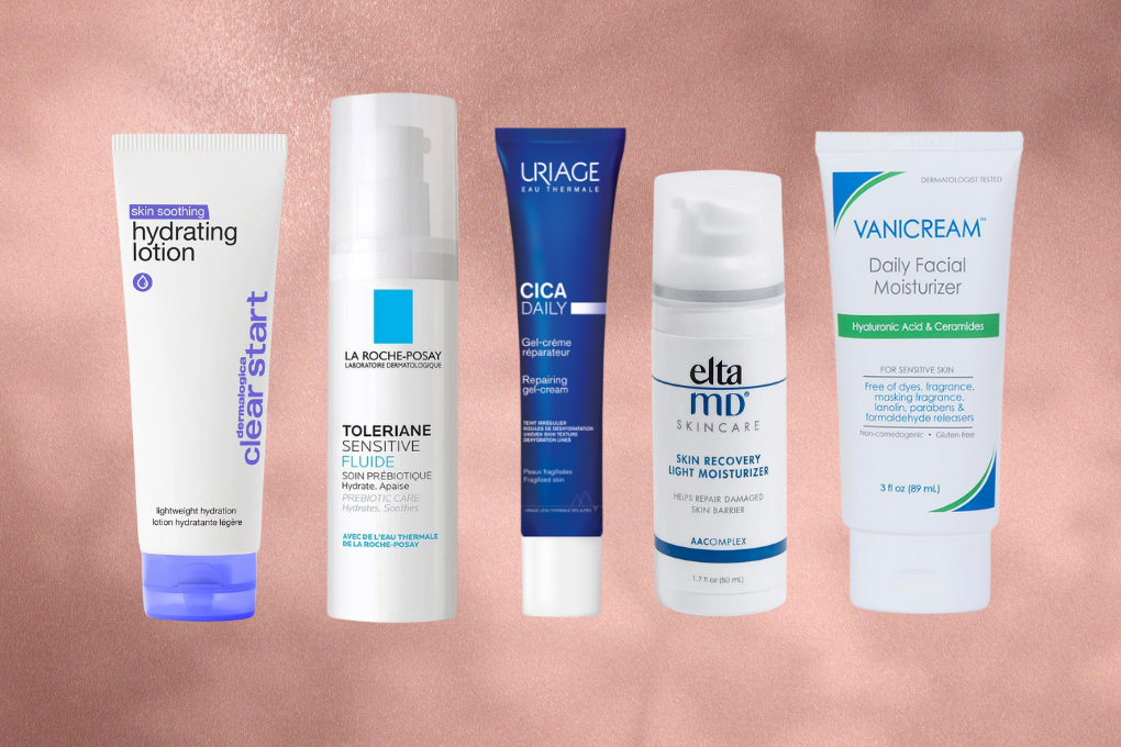 Selection of five lightweight moisturizers