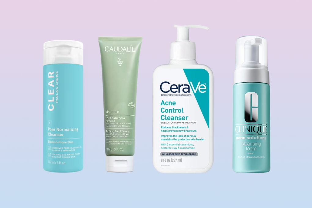 Selection of salicylic acid cleansers